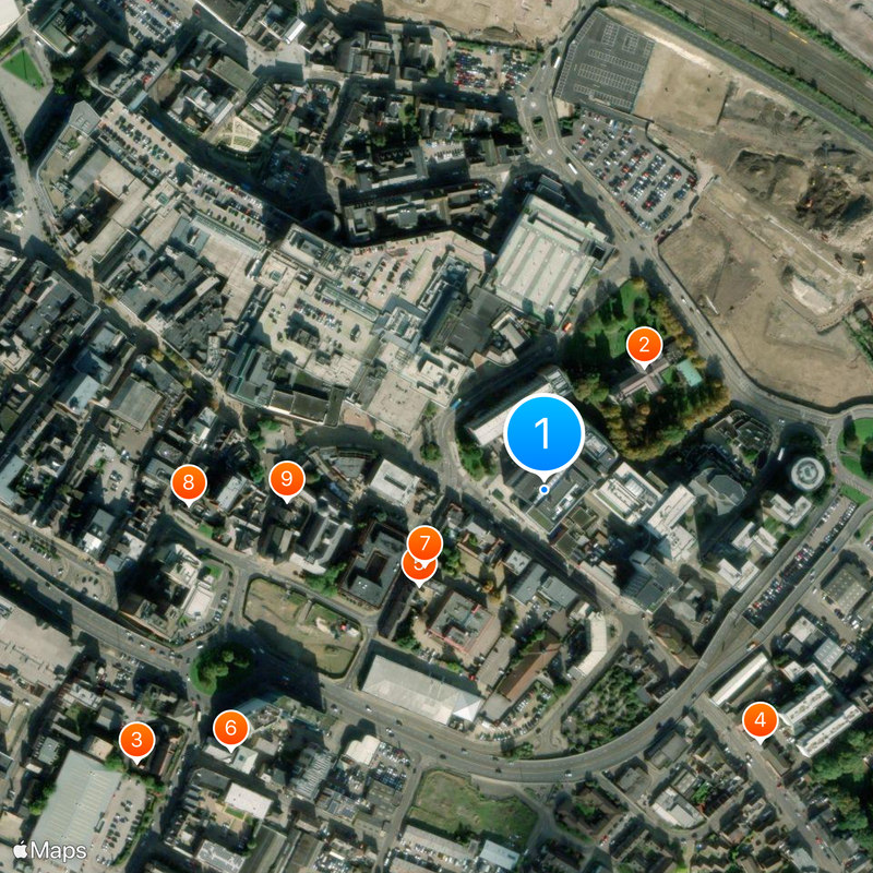 University of Bedfordshire Map