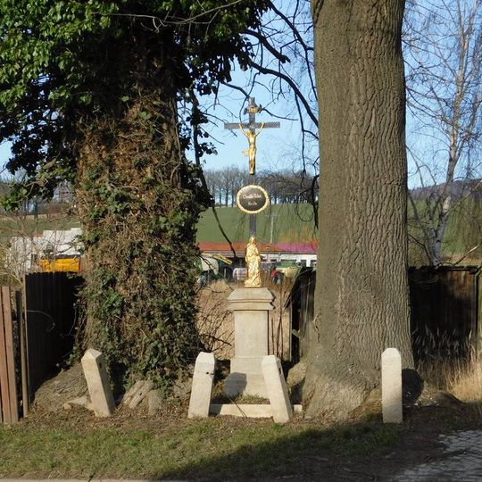 Kříž v ulici Dr. Richtra v Třešti