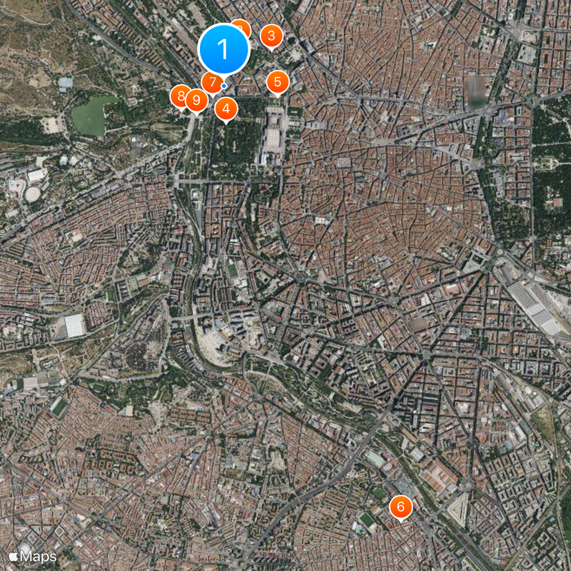 Príncipe Pío Karte