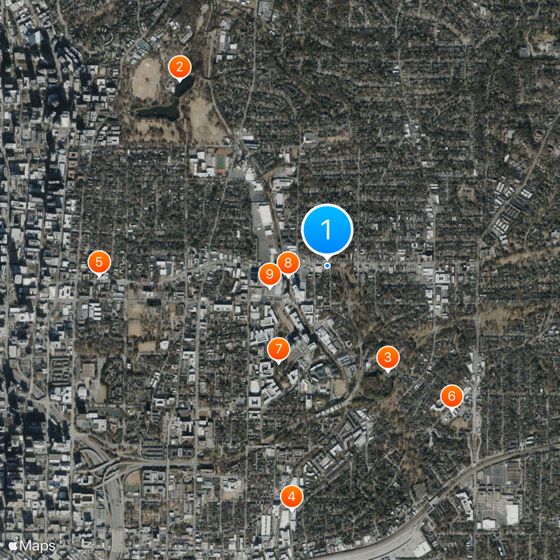 Clermont Lounge Map