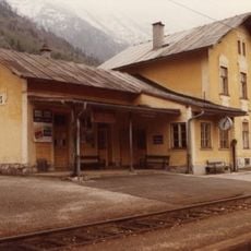 Station building Langwies and outbuilding
