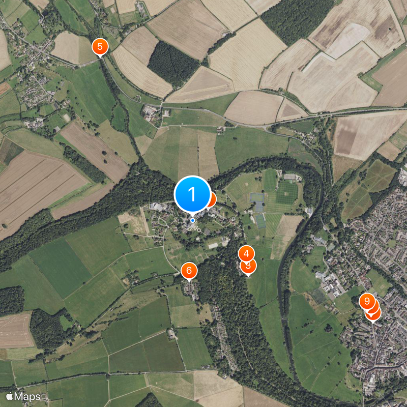 Bryanston School Map