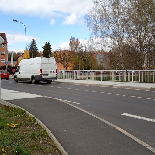 Bridge of Kpt. Jaroše street over Chodovský potok