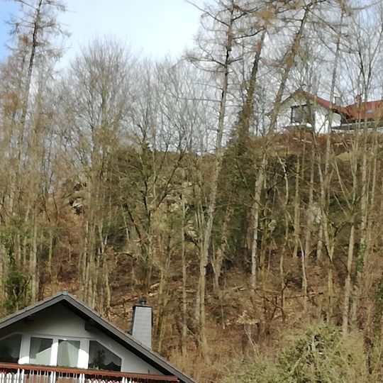 Sandsteinfelsen an der Flüburg