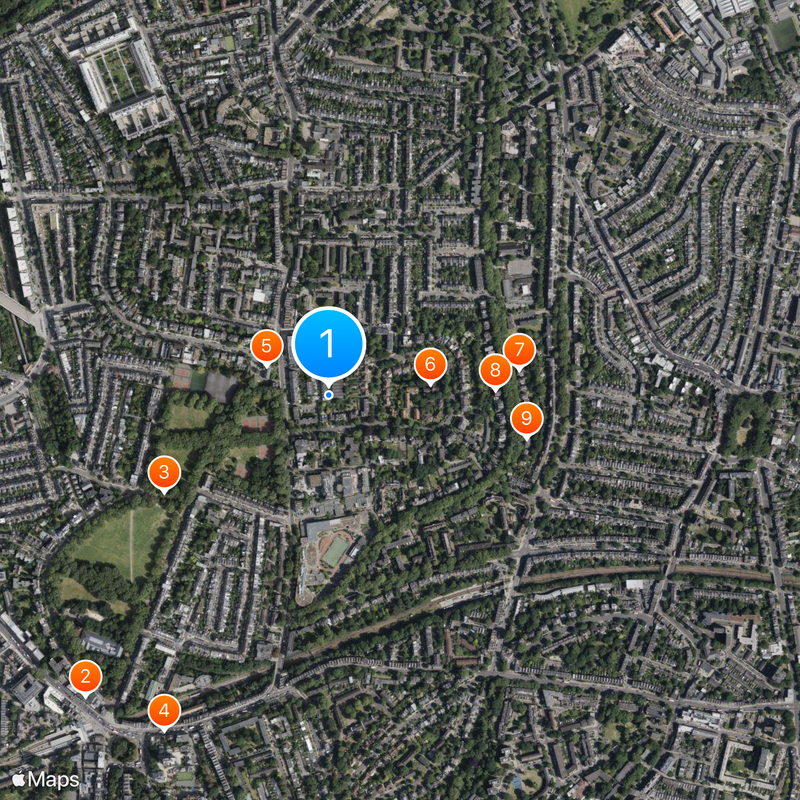 Highbury Map