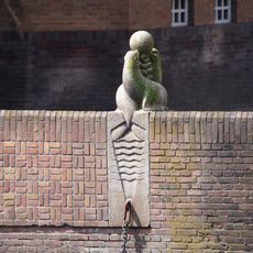 Twee zeeleeuwen met bal