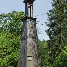 Wooden bell tower in Kudowa-Zdrój