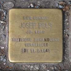 Stolperstein en memoria de Josef Pels
