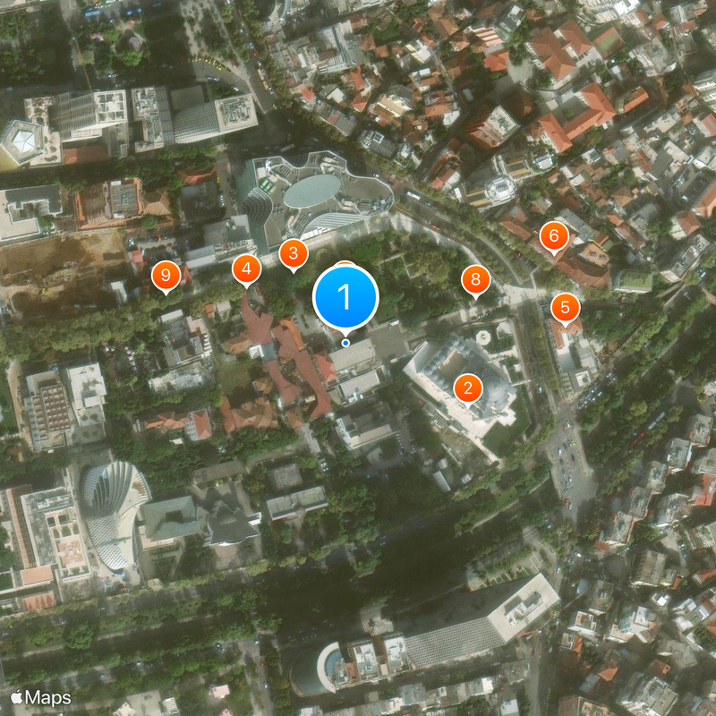 Parliament of Albania Map