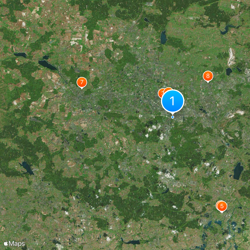 Metrópoli de Silesia Mapa