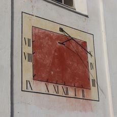 Sluneční hodiny na kostelu svatého Michaela Archanděla ve Skryjích