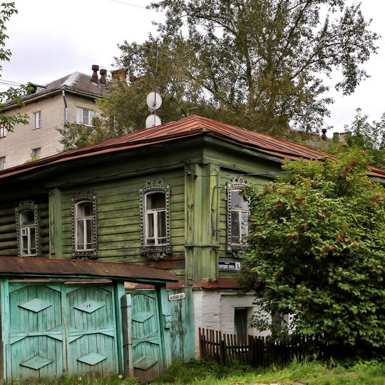 Дом, где в 1905 г. находилась явочная квартира члена РСДРП Малеева А.Я.