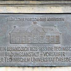 Brühlscher Pavilion - 1861 abgerissen