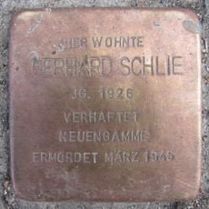 Stolperstein en memoria de Gerhard Schlie