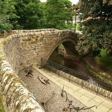 Ceres, High Street, Ceres Burn, Bishop Bridge And Linking Wall To Folk Museum