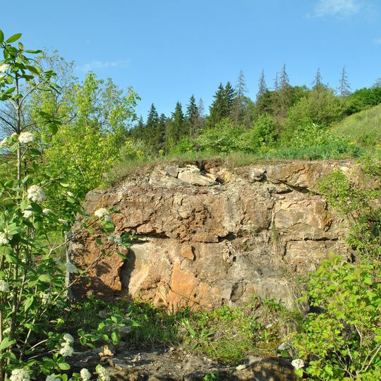 Luchka Accumulation of crystals of calcite