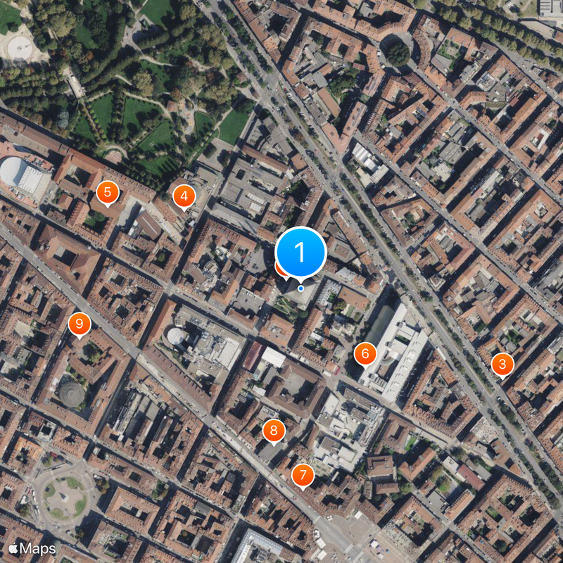 Mole Antonelliana Mapa