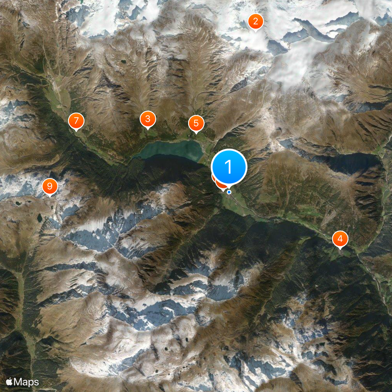 Schnals Valley Map