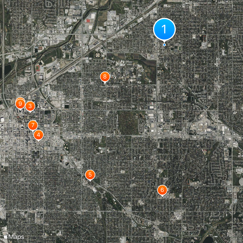 Nebraska Wesleyan University Map