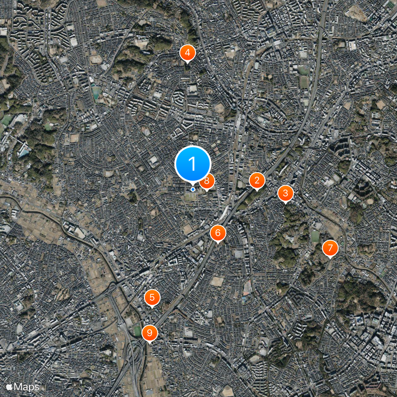 Keio Yokohama Elementary School Map