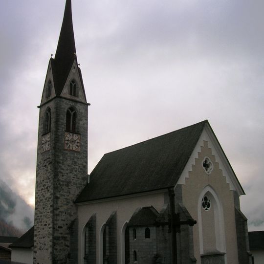 Cemetery chapel in Vals