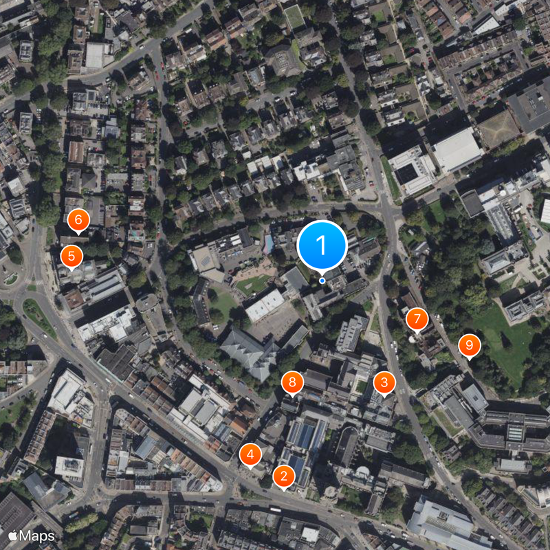 Bristol Grammar School Mappa