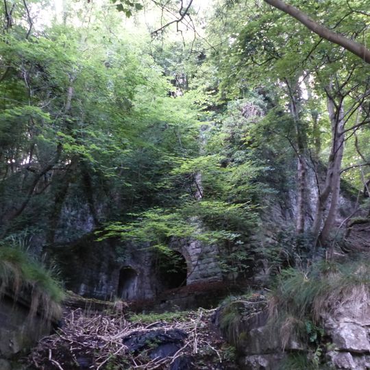 Pair of Lime Kilns at Ffrith Quarry