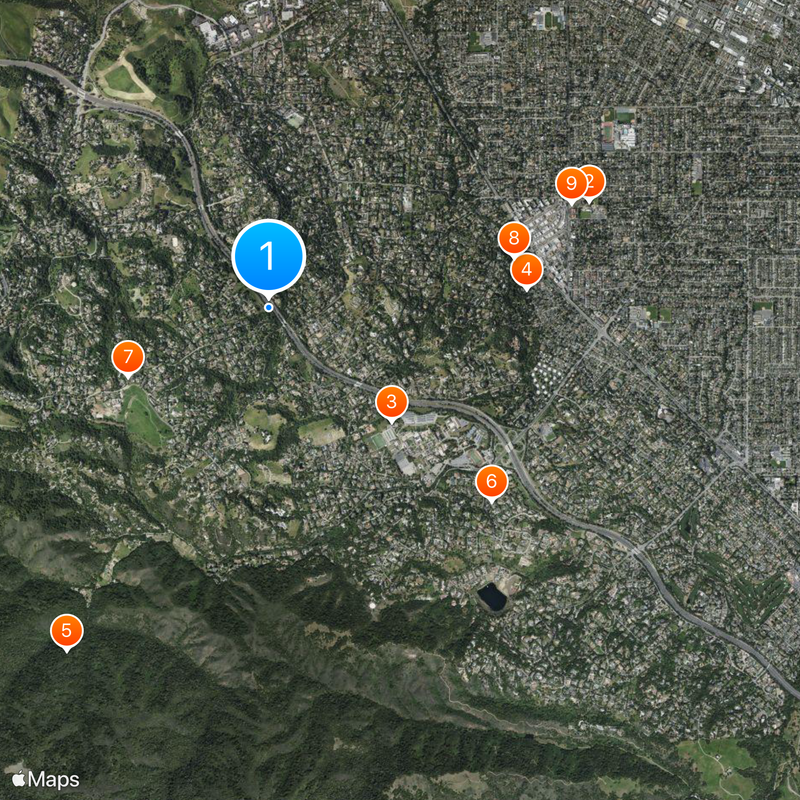 Los Altos Hills Carte
