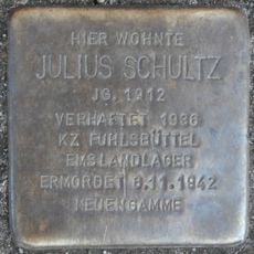 Stolperstein dedicated to Julius Schultz