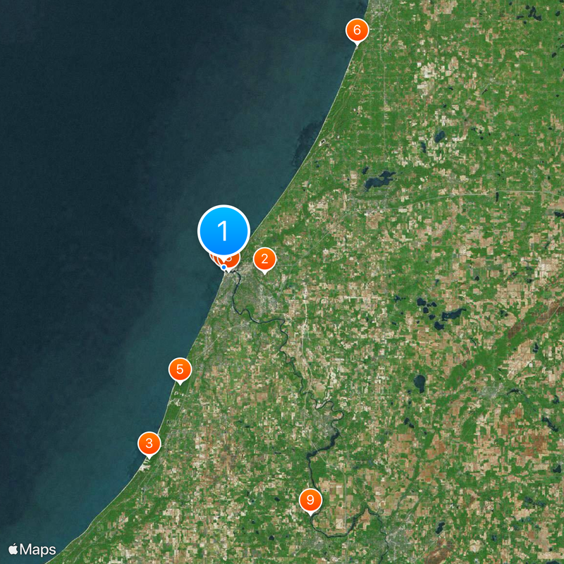 St. Joseph River Karte