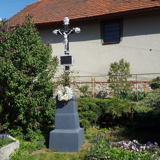 Kříž v severní části Velkého Chlumce