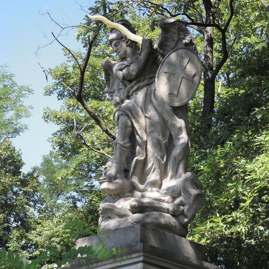 Socha Archanděla Michaela u Bohušova