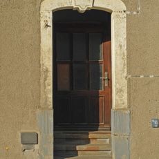 Türstock mit Schlussstein Luchauer Straße 5