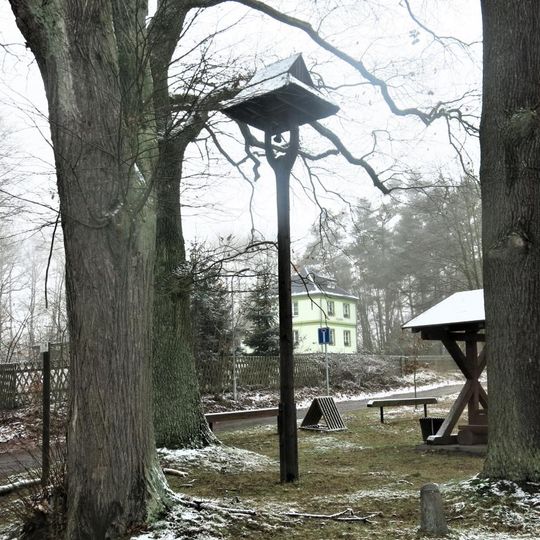 Zvonička na rozcestí v Borečku