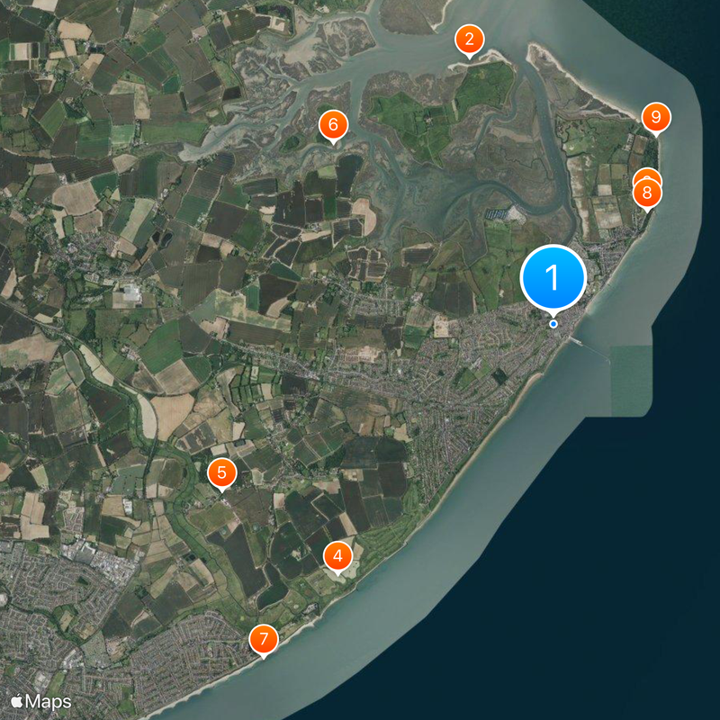 Walton-on-the-Naze Map