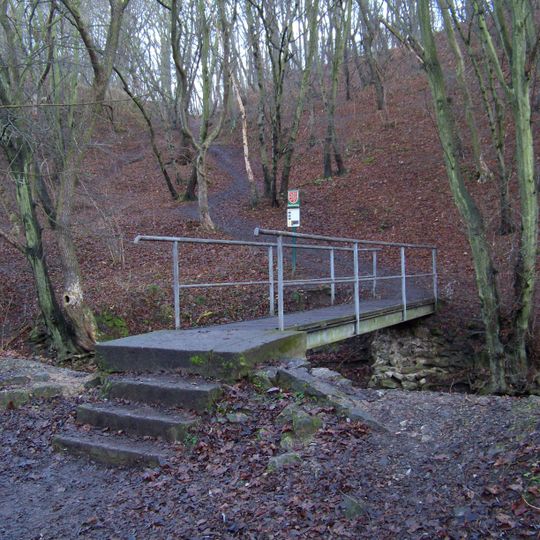 Lávka přes Dalejský potok k domu Jinonice čp. 258