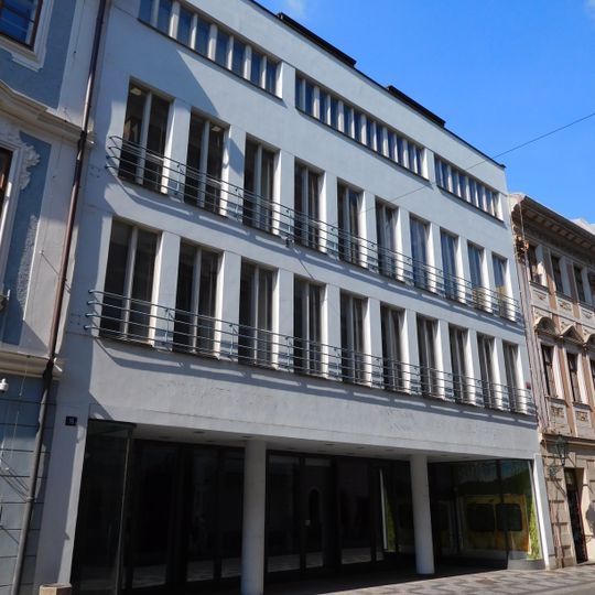Former Baťa department store in Celetná street