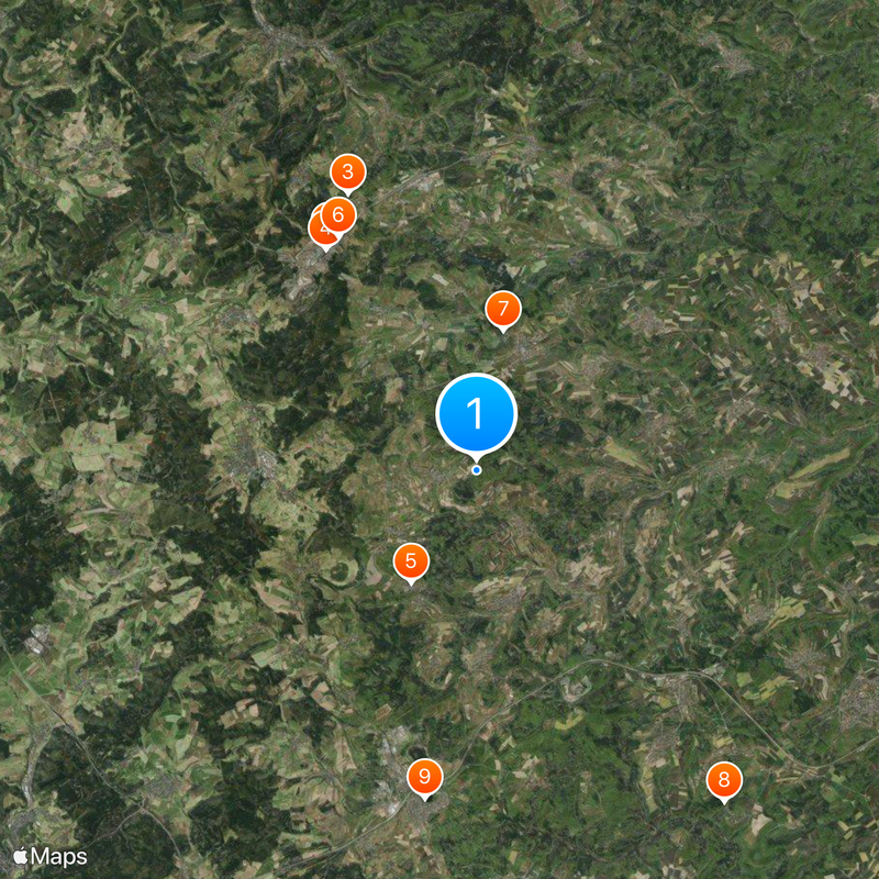 Volcanic Eifel Map