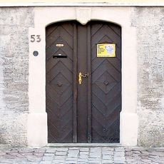 Türstock mit Tür Mittlere Bergstraße 53