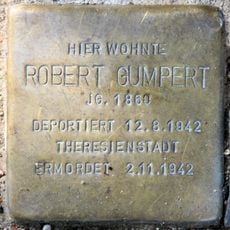 Stolperstein dedicated to Robert Gumpert