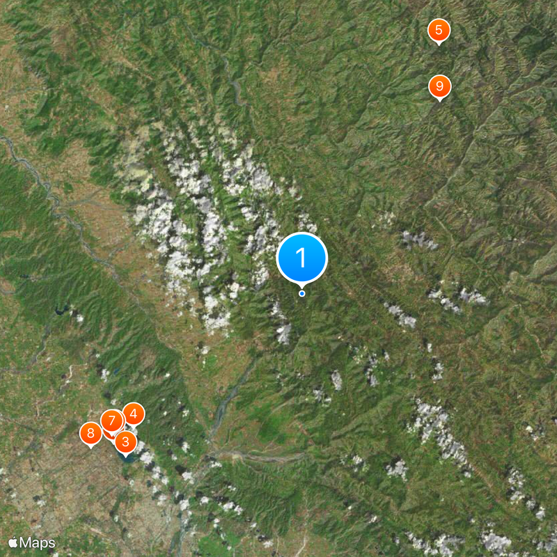 National Highway 5 Mappa