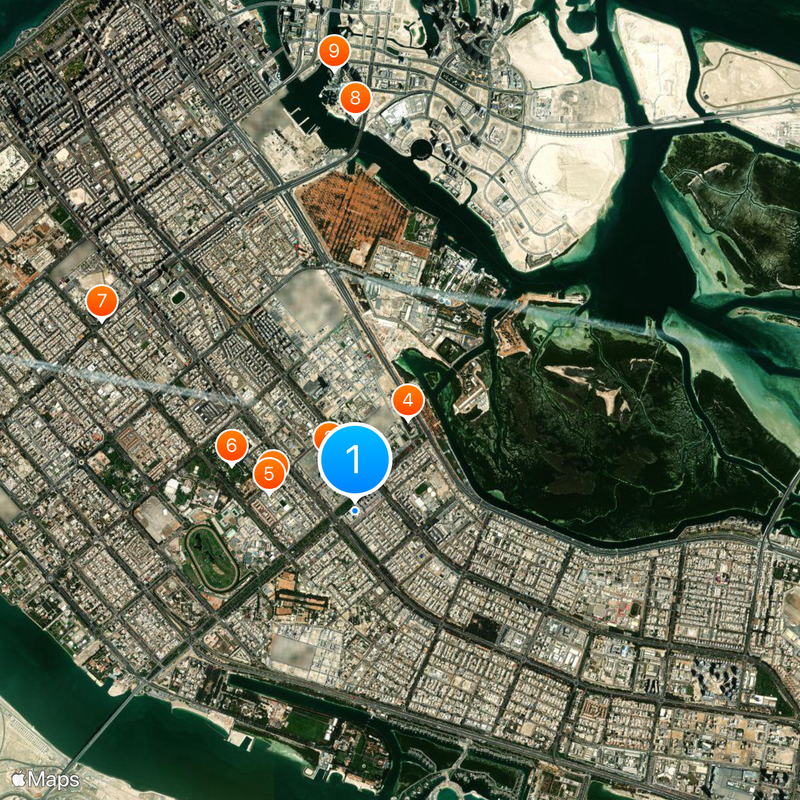Khalifa University Map