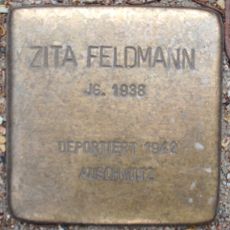 Stolperstein dedicated to Zita Feldmann