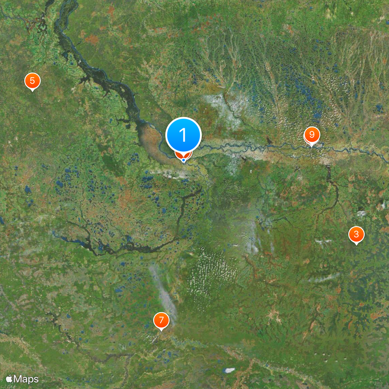Chanty-Mansyjsk Mapa