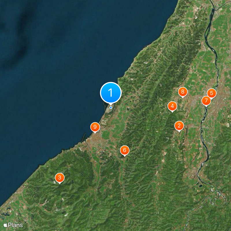 Kashiwazaki-Kariwa Nuclear Power Plant Map