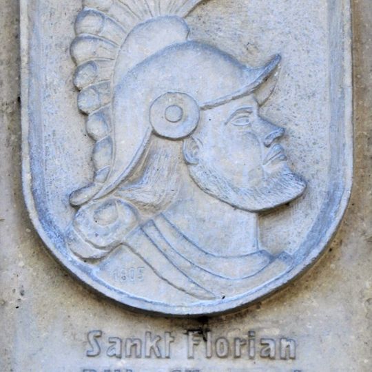 Relief des Hl. Florian, FF-Haus Thunau am Kamp