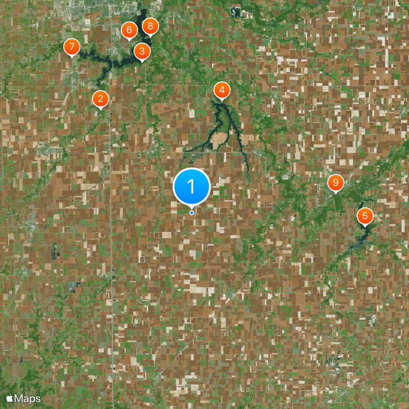 Treizième district congressionnel de l'Illinois Carte