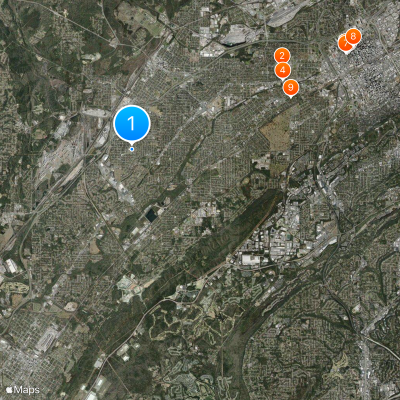 Miles College Map