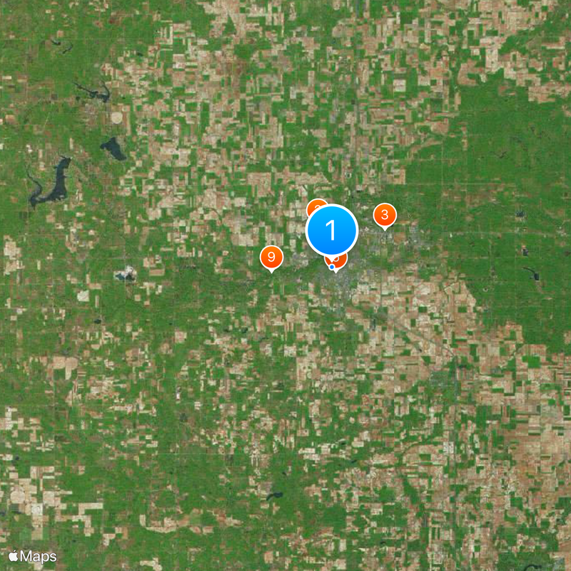 Central Michigan University Map