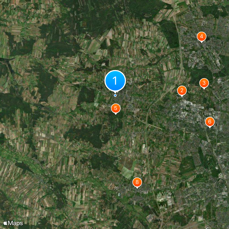 Aleksandrów Łódzki Map